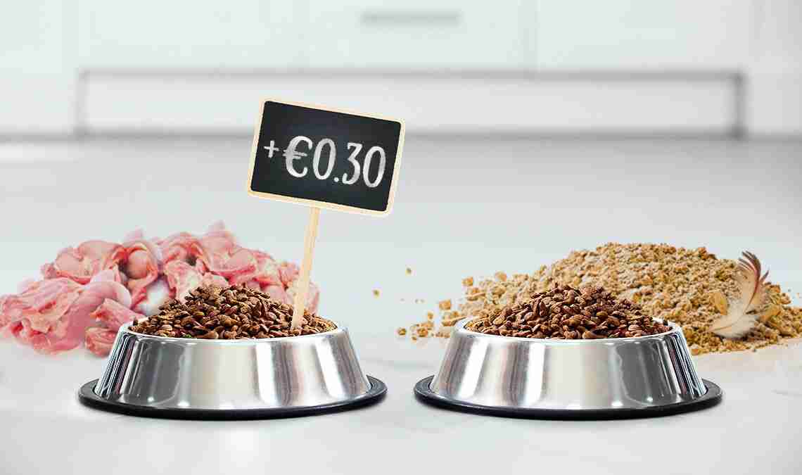 Alimentazione con carne fresca 100% HFC: quanto mi costa?