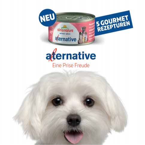 Die Qualität von Alternative - jetzt als Nassfutter für deinen Hund!